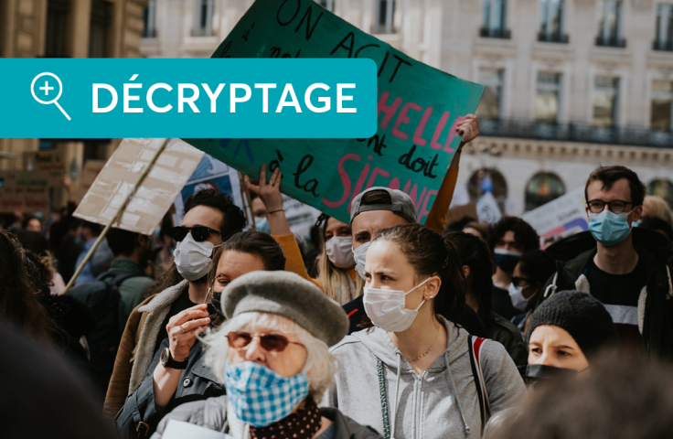 Manifestation à l'occasion de la réforme des retraites ESS et réforme des retraites